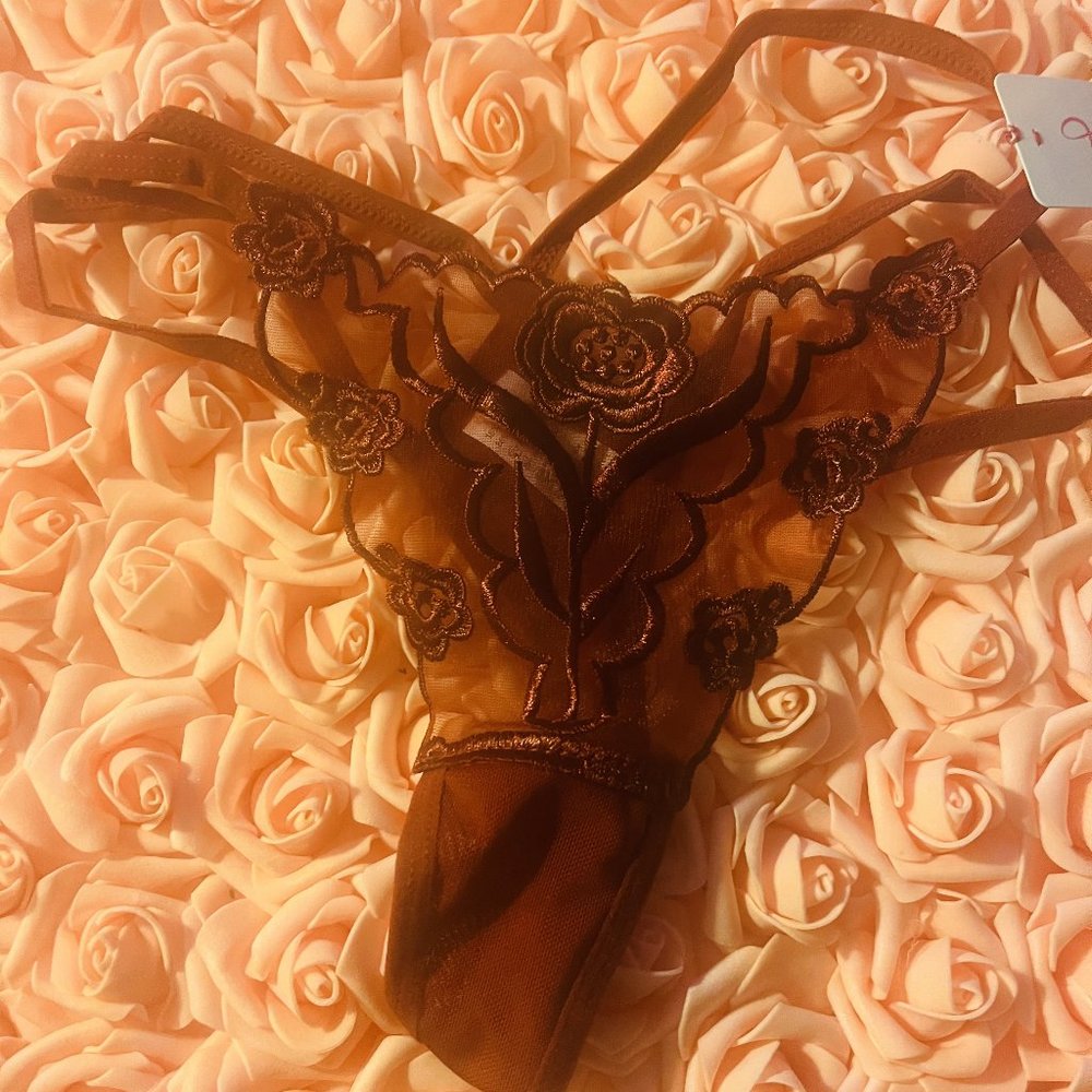 Burgundy 2 Strap Panties